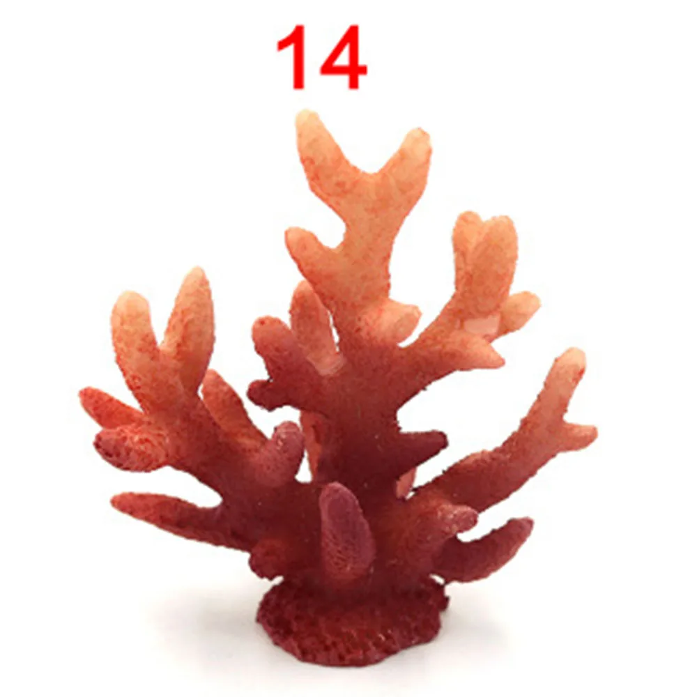 1PC Fish Tank Aquarium Ornaments Crafts Resin Artificial Coral Flowers Sea Star Shell for Wedding Party Home Decor