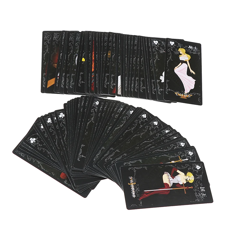 1 Set Classic Divination Mini Love Tarot Poker Cards Creative Board Games Chinese Edition For Astrologer 10.5x5.5cm Hot