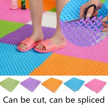 

DIY Candy Colors Plastic Bath Mats Easy High Quality Bathroom Massage Carpet Shower Room Rubber PVC Eco-Friendly Non-slip Mat