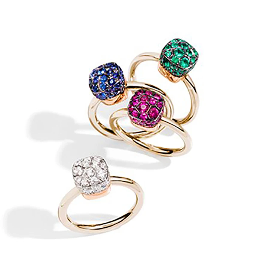 

Classic Honeycomb style Square Ring Green Yellow Purple Blue Black White 7 Color Crystal Rings For Women Fashion Jewelry(DJ1194)