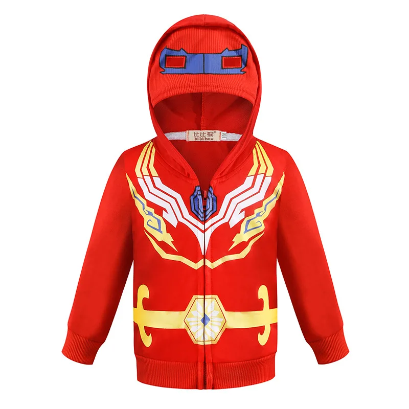  The Avengers Boy Hoodies Sweatshirt Captain America Iron Man Batman The Flash Spider-Man Coats For 
