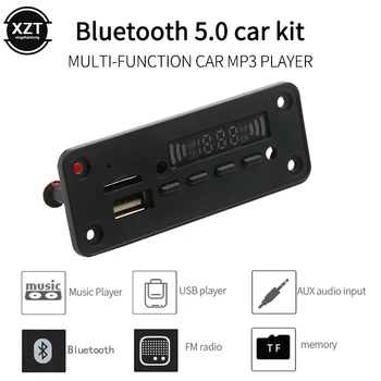 

Bluetooth 5.0 MP3 WMA Decoder Board Module DC 5V 12V USB SD/TF AUX FM Call Recording Audio 2*3W Amplifier For Car DIY