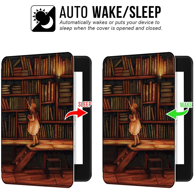 Case for Kindle Paperwhite Smart Cover with Auto Wake/Sleep Fit All-New Kindle Paperwhite 4 Cover (10th Gen-) Anti-Dust kindle case,ereader case