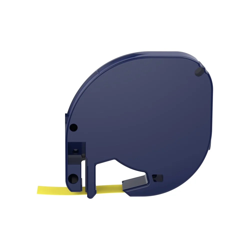 Comaptible DYMO LetraTag пластиковая лента черная на желтой этикетке LT 91202