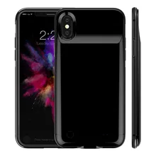 Чехол для зарядки внешнего аккумулятора для iPhone X, чехол для зарядки, портативный резервный внешний аккумулятор, чехол