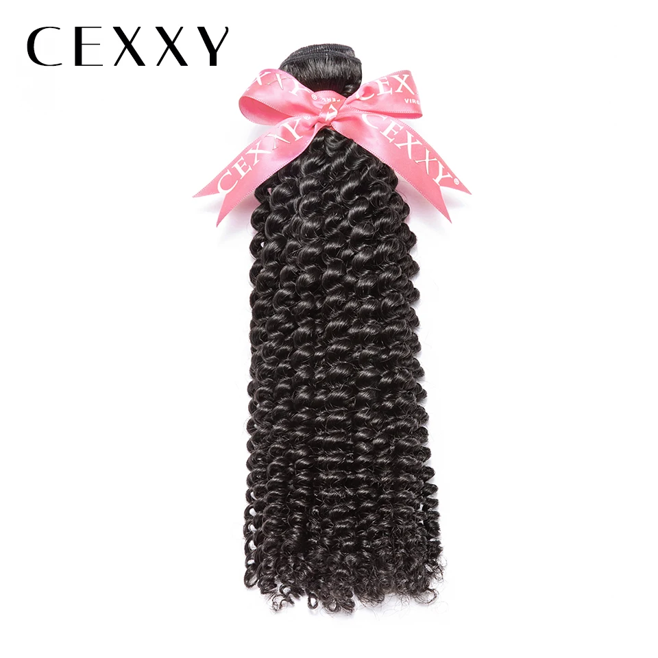 [CEXXY] OneCut волосы курчавые 8-40 дюймов P бразильские Волосы remy натуральный Цвет человеческие волосы плетение пучки вьющиеся волосы 1/3/4/10 шт/партия