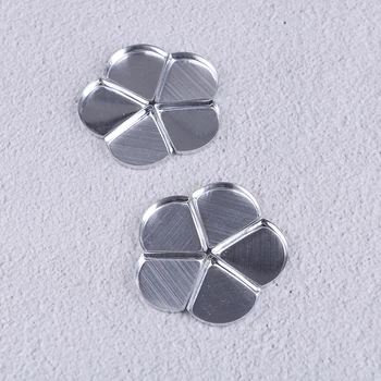 

10pcs/set Empty Petal Shape Eyeshadow Pans DIY Petal Palette Powder Container Cosmetic Storage Can Makeup Tools