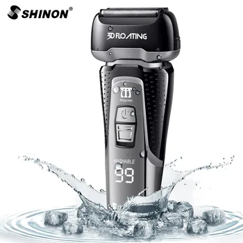 

washing men's reciprocating liquid crystal Shaver electric shaver mixed batch