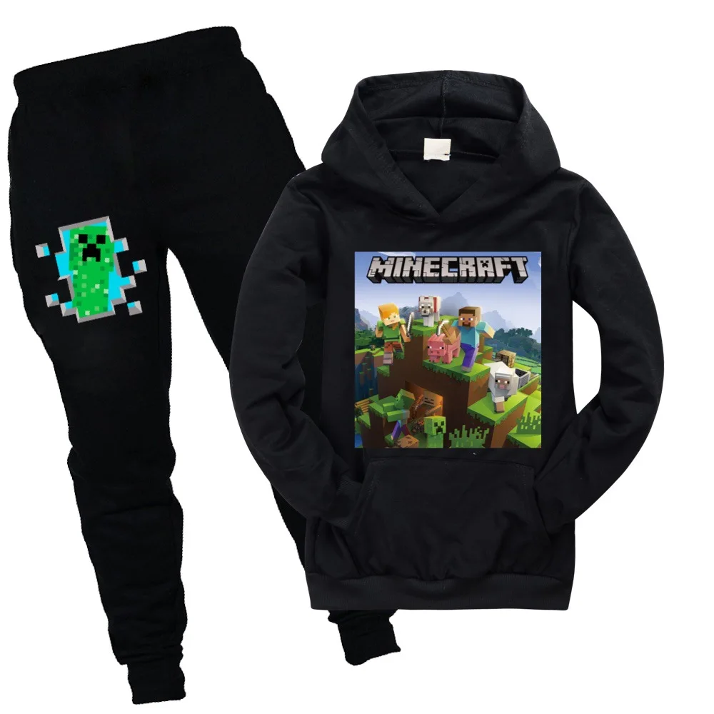 Комплект детской спортивной одежды MINECRAFT комплекты Мультяшные наряды для