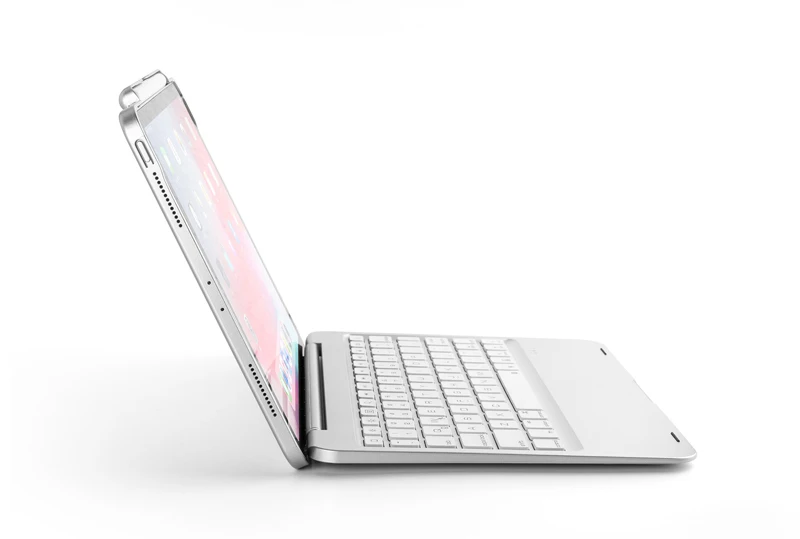 [Новое] Bluetooth клавиатура чехол для Apple iPad Pro 11,", 7-Цвет с подсветкой и жесткий Беспроводной клавиатура с смартфона с держателем для карт