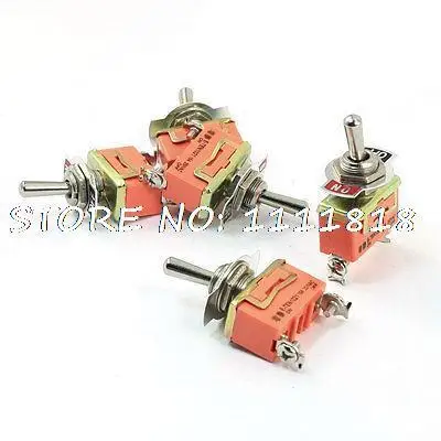

5pcs 12mm Panel Mount ON/OFF SPST Latching Toggle Switch AC 250V 15A