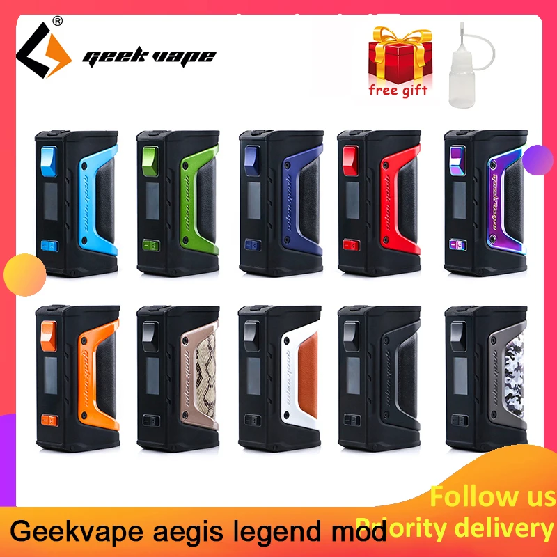 Cena Zestaw do e papierosa geekvape aegis mod aegis Legend 200W TC box mod zasilany przez podwójne baterie 18650 e cigs brak baterii do zeus rta blitzen