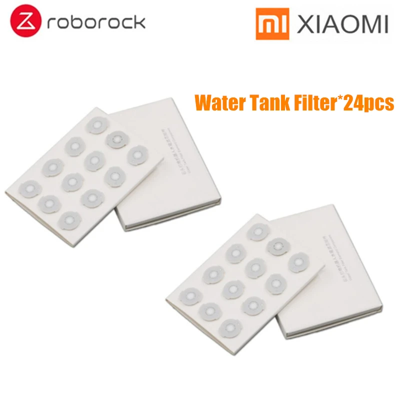 WaterTankFilter-24 Xiaomi Roborock S50 S51 части швабры тряпки резервуар для воды фильтр для Xiaomi пылесос аксессуары Поколение 2 Сухой Влажной швабры тряпки - Цвет: WaterTankFilter-24