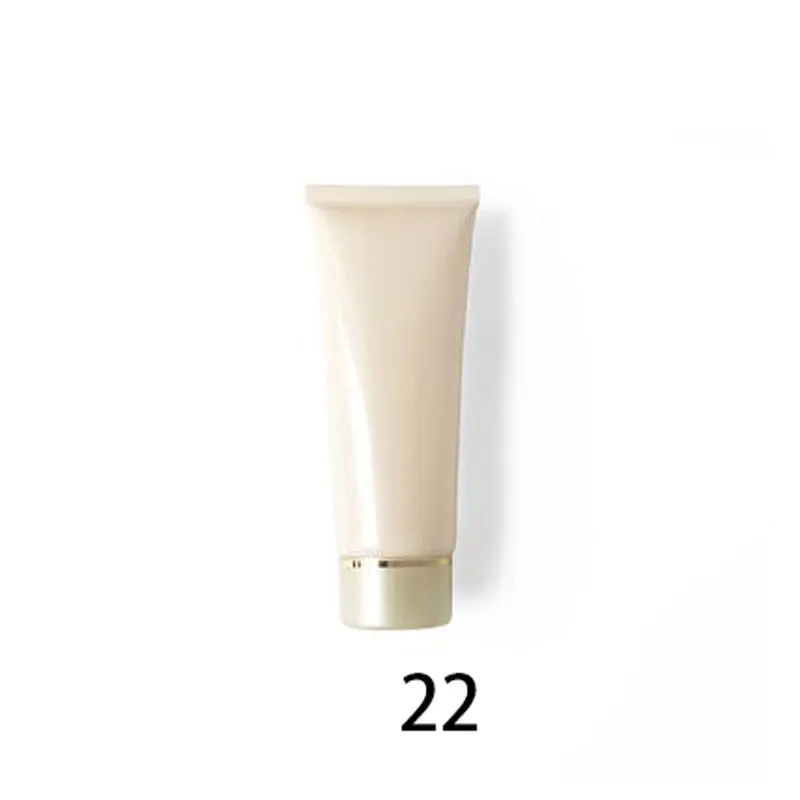 Gorgeous Beige Cosmetic Storage Bottle Portable Empty Makeup Tools Packaging Container Acrylic Cap Soft Tubes 100ml 50pcs/lot - Цвет: 22