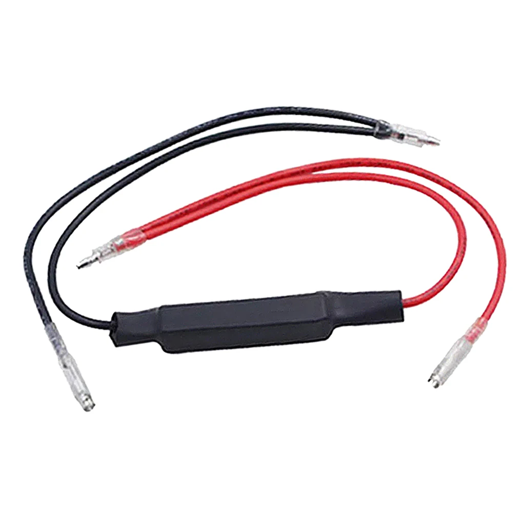 Motorcycles LED Turn Signal Bulb Flasher Relay Fast Blinker Fix 10W 10ohm