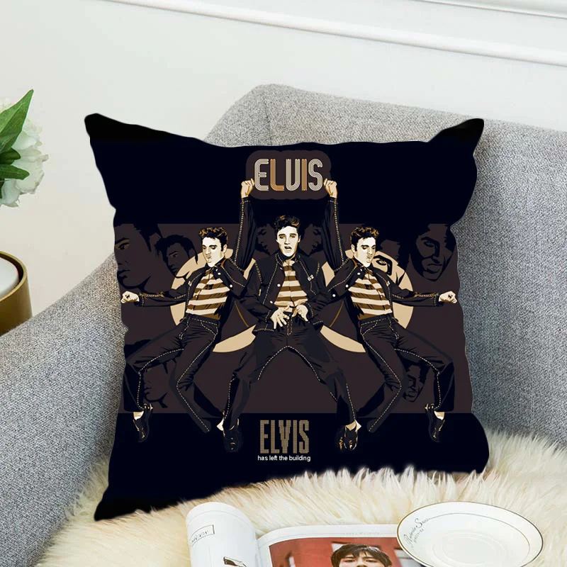 Elvis Presley Pillow Case Polyester Decorative Pillowcases Throw Pillow Cover style-4