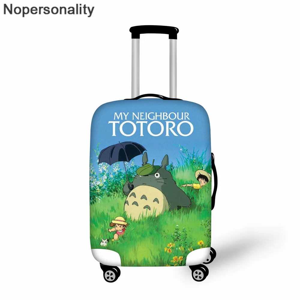 L3008 Чехол для багажа neighit Totoro, аксессуары для путешествий, эластичный чехол для 18-32, чехол на колесиках, защитный чехол - Цвет: L3008