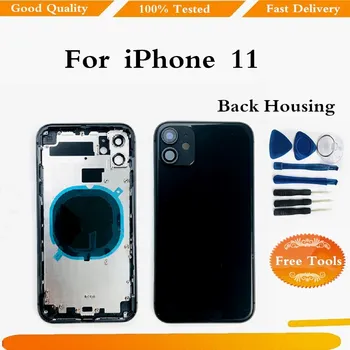 

Full Housing Case For iPhone 11 Battery Back Cover Rear Cover Chassis Middle Frame No Flex Cable