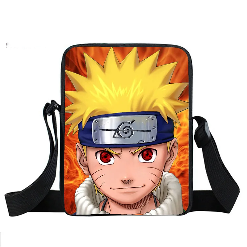 Школьный ранец Naruto Digital 3D для студентов маленькая сумка на плечо мессенджер в