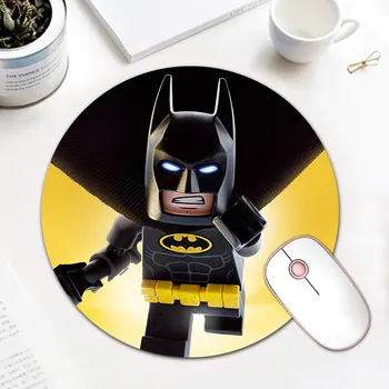 

Batman Computer Mouse Pad Ultra Soft Natural Rubber Mice Mat Round Gaming Mousepad Drop Shipping