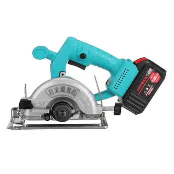 Buy 128VF 1000W Cordless Circular Saw Electric Saw Circular Woodworking Blade For Wood 16800mAh Circular Saw Tools Wood Cutter