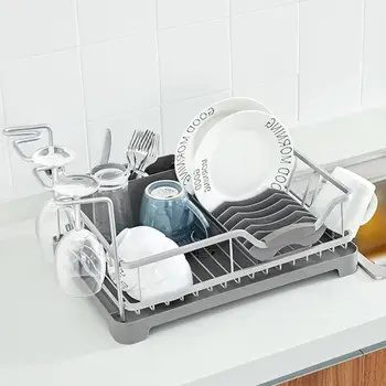 

Telescopic Sink Holder Expandable Storage Drain Basket Rack Adjustable Dish Drying Rack Holder Drainer Sink Tray New