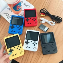Original 2021 retro portátil mini handheld console de jogos de vídeo 8-bit 3.0 Polegada cor lcd crianças jogador de jogo de cor embutido 400 jogos