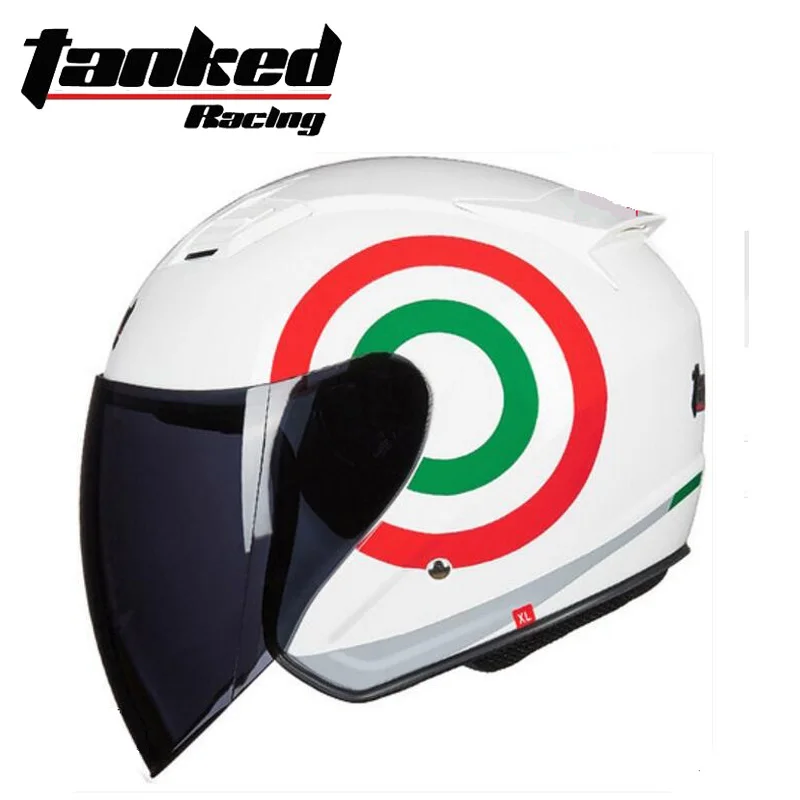 Новые рыцарские защиты Tanked Racing половина уход за кожей лица мотоциклетный шлем ABS мотоциклетные шлемы ПК линза козырек Four seasons универсальный