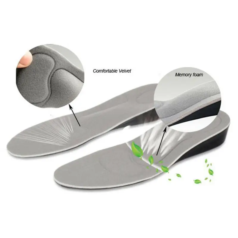Stretch Breathable Deodorant Running Cushion Insoles For Feet Man Women Shoes Sole Orthopedic Pad Memory Foam | Мужская одежда