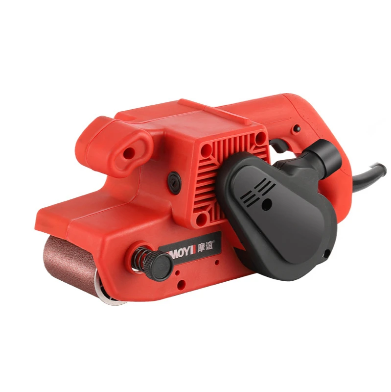 900w 220v Portable Flip Sanding Belt Machine Woodworking Tool Dust