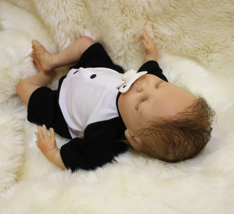 Bebes Reborn Dolls Реалистичная кукла для малышей Мягкая силиконовая хлопковая виниловая кукла для тела Boneca для девочек игрушки на день рождения кукла-мальчик reborn