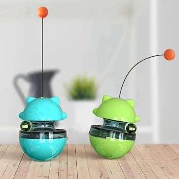 

Dog Bowl Feeder Cat Pet Interactive Toys Feeding Toys Pets Tumbler Leakage Food Ball Pet Training Exercise Fun Bowl Pet Products