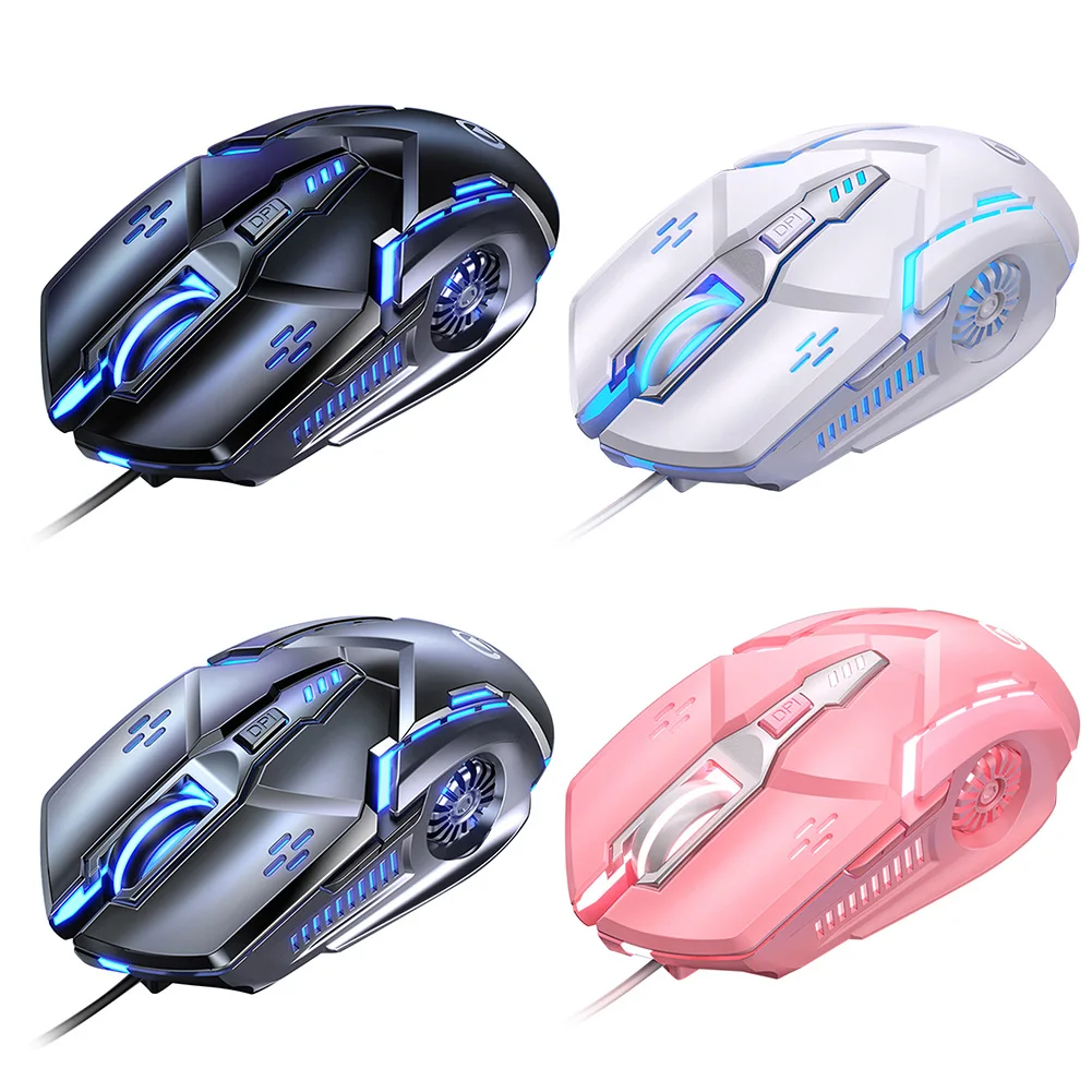 1600 DPI USB LED Wired 3D Laptop Computer PC Gaming Game Mouse Mice US Warehouse 