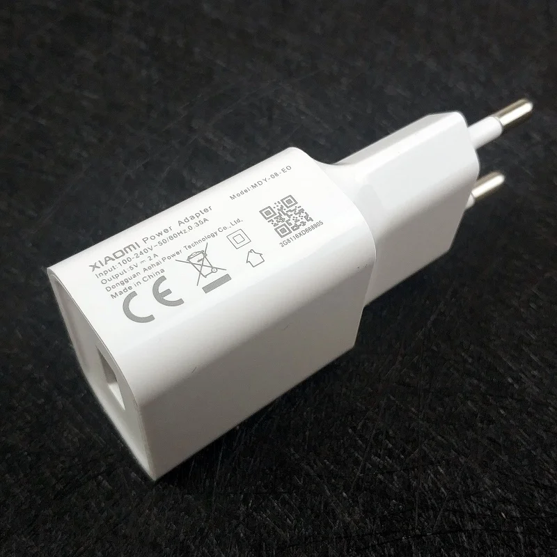 only eu charger Xiaomi Redmi Note 5 Plus, зарядное устройство,, 5 В, 2 А, для путешествий, Micro usb кабель, зарядка, адаптер питания для Redmi 4X5 Plus, 6 pro, Note 4 5 - Цвет: only eu charger