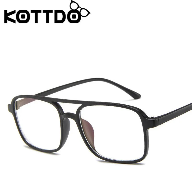 KOTTDO винтажные очки с квадратной оправой женские рецепт на очки для зрения рамки для мужчин компьютерные очки для чтения