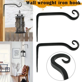

Hanging Wall Brackets Hook Decoration for Lantern Planter Basket Balcony Garden JAN88