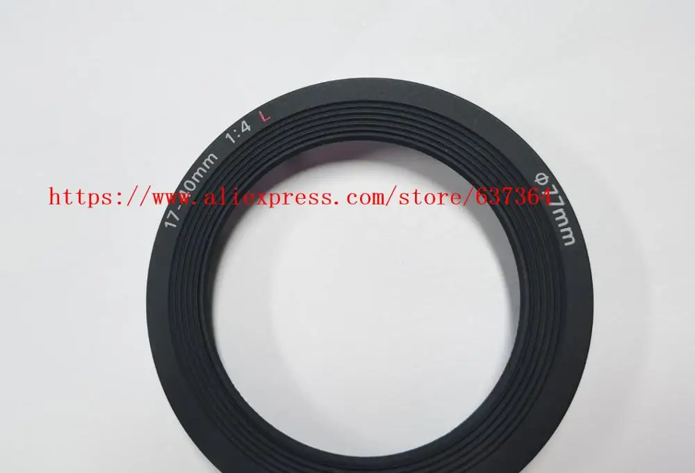 Nuovo Ef 17-40 F4 Della Lente Frontale Di Nome Targhetta Anello Di Copertura Yb2-0379-000 Per Canon 17-40Mm F4L Usm Parte Di Riparazione Di Ricambio U