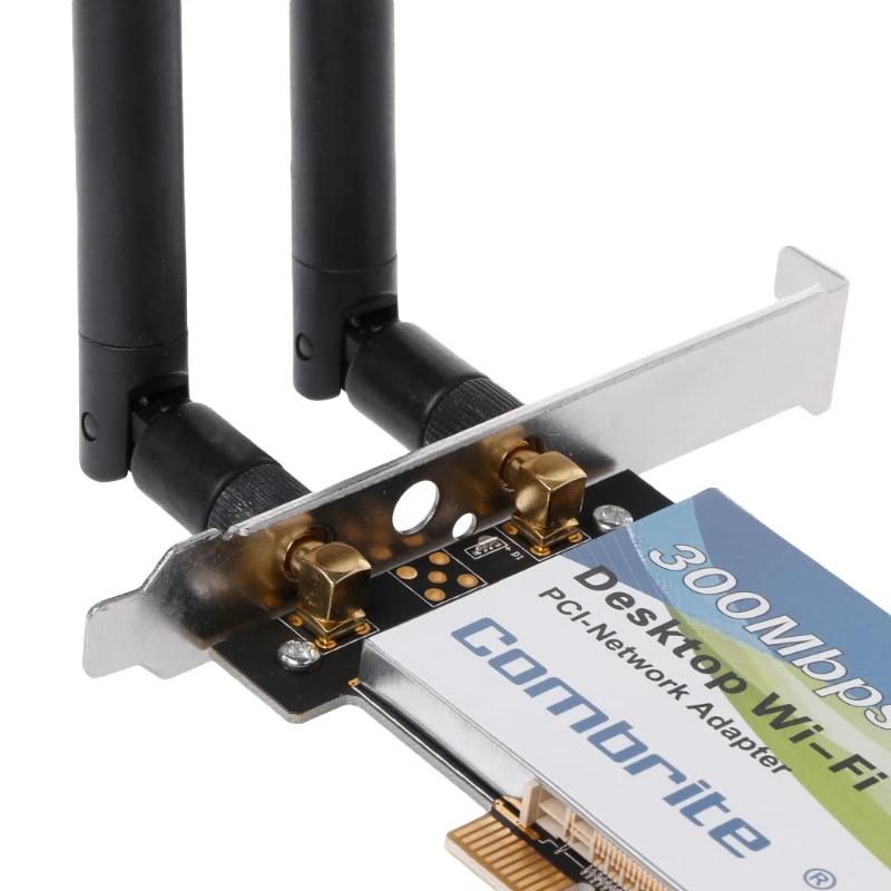 AR9223 PCI 300M 802.11b/g/n беспроводной WiFi адаптер для настольного ноутбука 6DB антенна