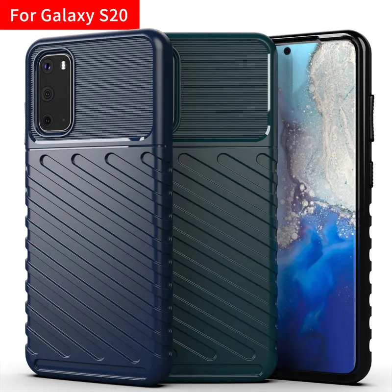 

For Samsung S20 Case Armor Shockproof Phone Case For Samsung Galaxy S20 Luxury Soft Silicon Heavy Protective Back Cover 6.2 inch
