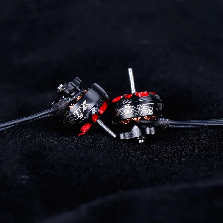 4 шт. IFlight XING 1-2S 0802 22000KV/17000KV бесщеточный двигатель(Unibell w/Plug) для FPV внутреннего небольшого бесщеточного дрона