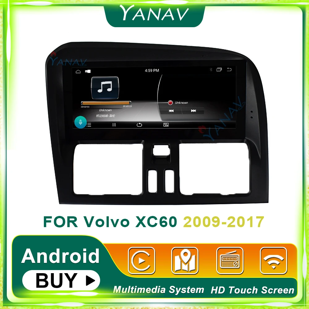 car multimedia player for Volvo XC60 2009 2017 car stereo video GPS