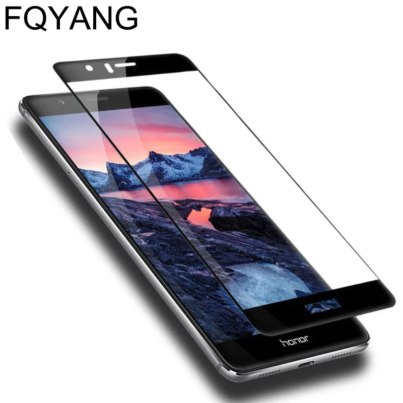 FQYANG полное покрытие защитная пленка Защитное стекло для HUAWEI Y3 Y5 Y6 Y7 Y9 2018 2017 Prime Y92018
