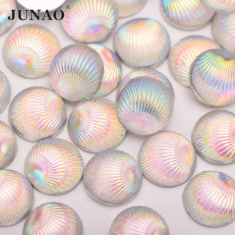 JUNAO 7x15 мм розовые AB Стразы «лошадиный глаз» аппликация с плоской задней частью из смолы, драгоценные камни, украшение из кристаллов, не исправляющие стразы, бусины для рукоделия - Цвет: 10mm Crystal AB