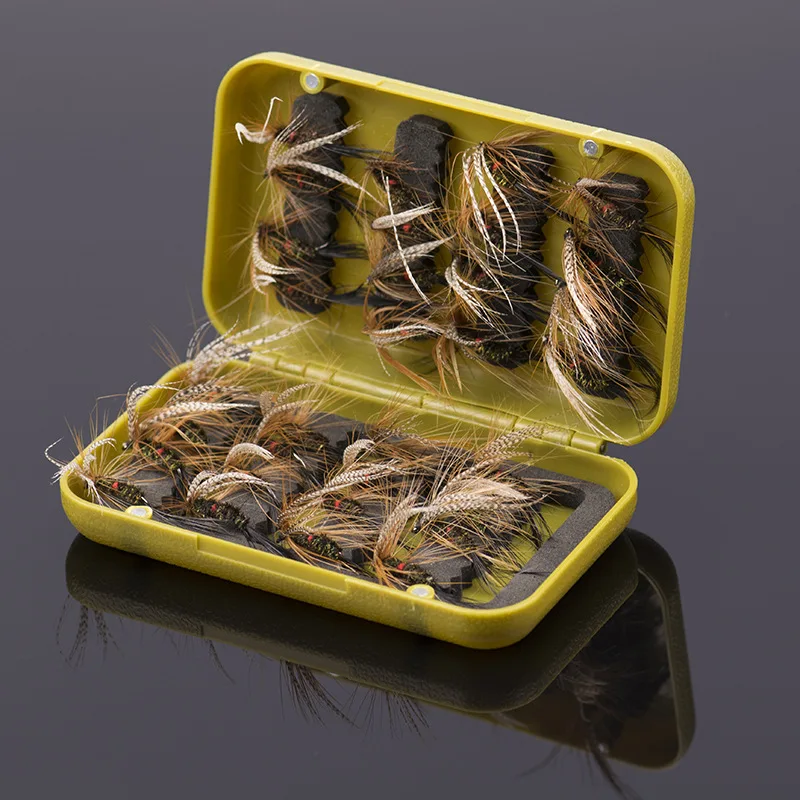 

Fly Hook with Fu 2018 New Style Colorful Peacock Fur High Carbon Steel Fly fang sheng gou Fishing Gear
