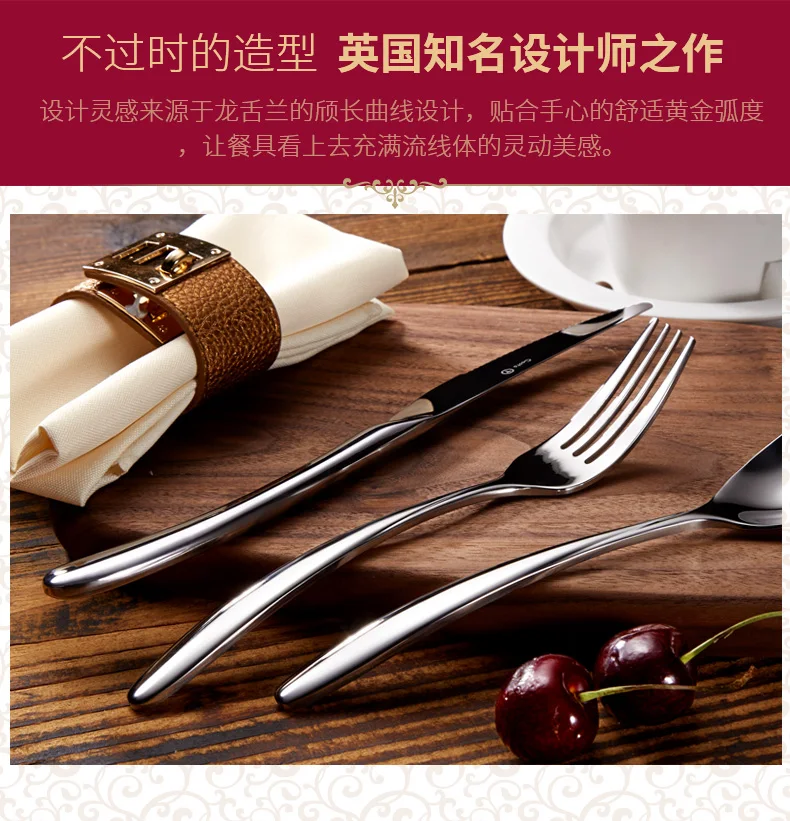Portable 3pcs Stainless Steel Spoons Cutlery Set Stainless Steel Tableware Stainless Steel Dinnerware Silverware Set New II50DCS