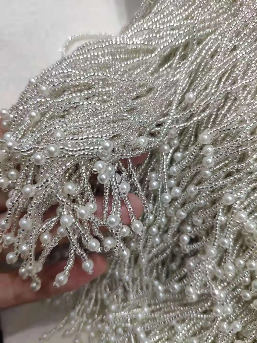 Кисточка золото серебро хрустальные бусины бахрома для одежды занавес сценические аксессуары Alibaba Express 12 см бахрома отделка
