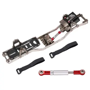 

Metal Wheelbase Assembled Frame Chassis for 1/10 RC Tracked Vehicles SCX10 90046 with Front Gearbox