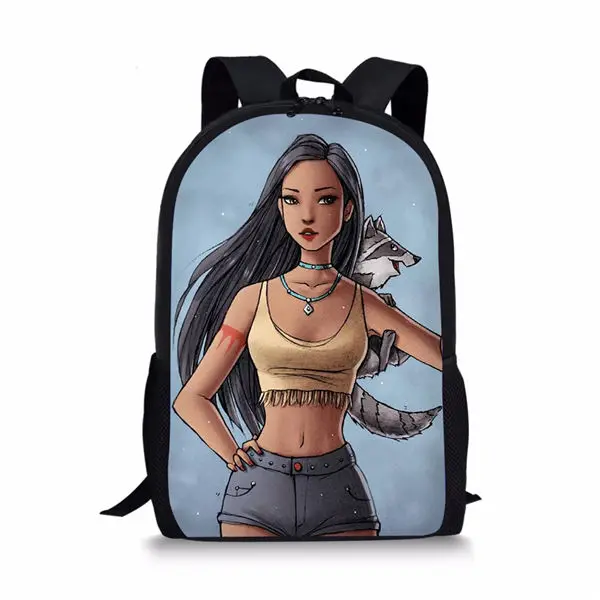 HaoYun модный детский рюкзак Vaiana Moana, школьные сумки принцессы для студентов,, дизайнерская сумка для книг Mochila, Женская дорожная сумка - Цвет: CDWX2771C