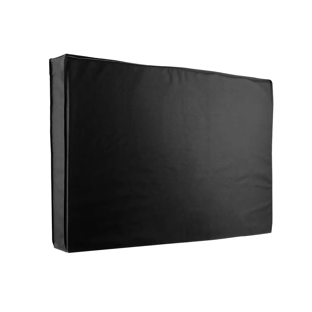 Universal Weatherproof Dust-proof Outdoor TV Cover 40-42 inch Flat Screen Cover Protector Easy to Install Black