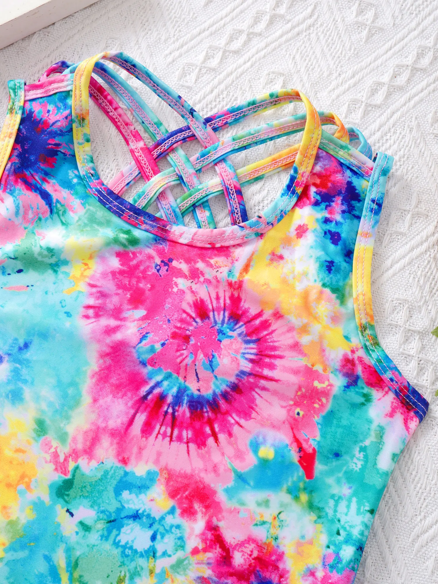 4-16Y Kids Girls Swimsuit New Children Swimwear One piece Swimming Outfit Summer Bathing Bikini Pool Beachwear Jumpsuit - 3